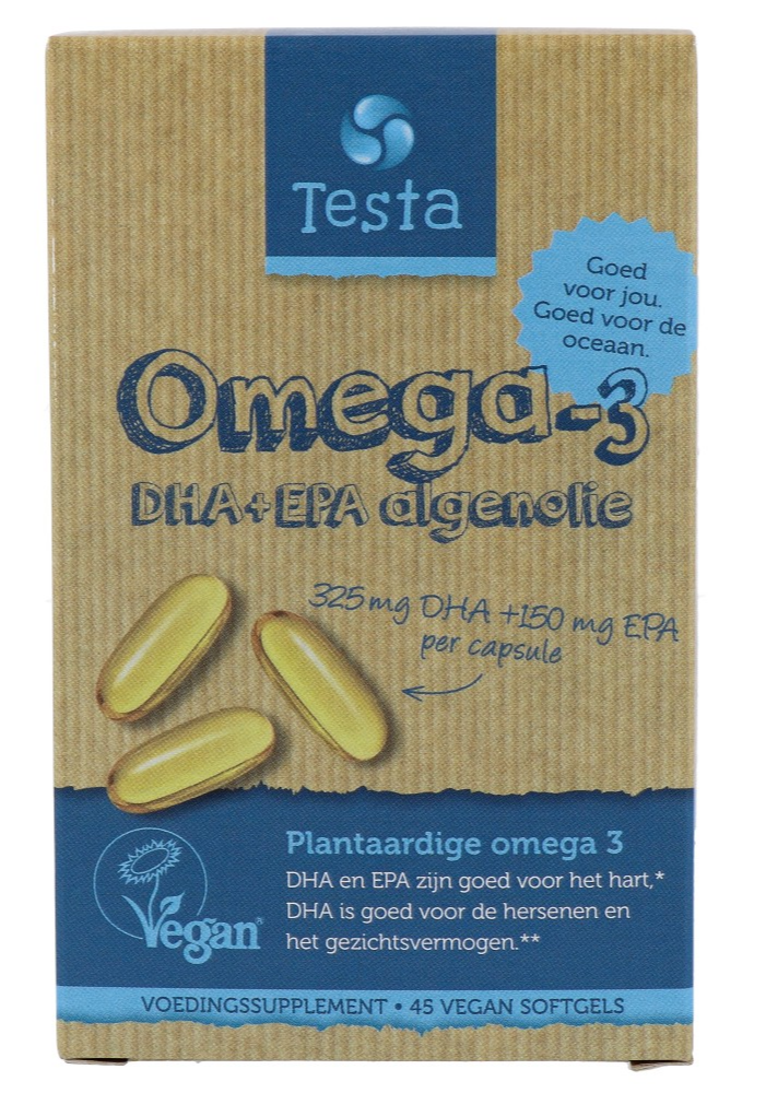 Afbeelding van Testa Omega-3 Algenolie DHA & EPA Capsules