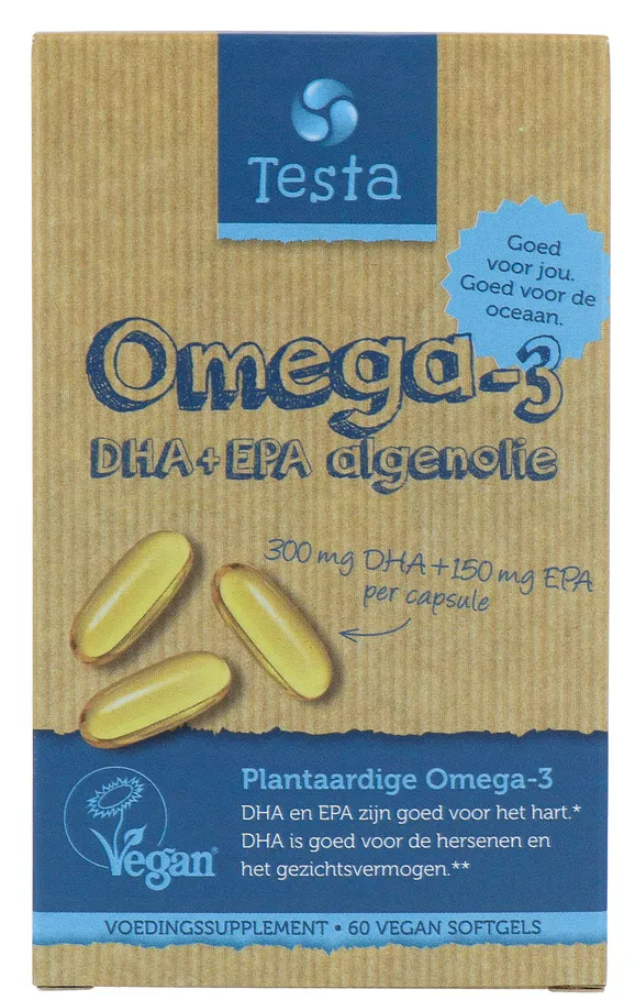 Testa Omega-3 Algenolie DHA & EPA Softgels