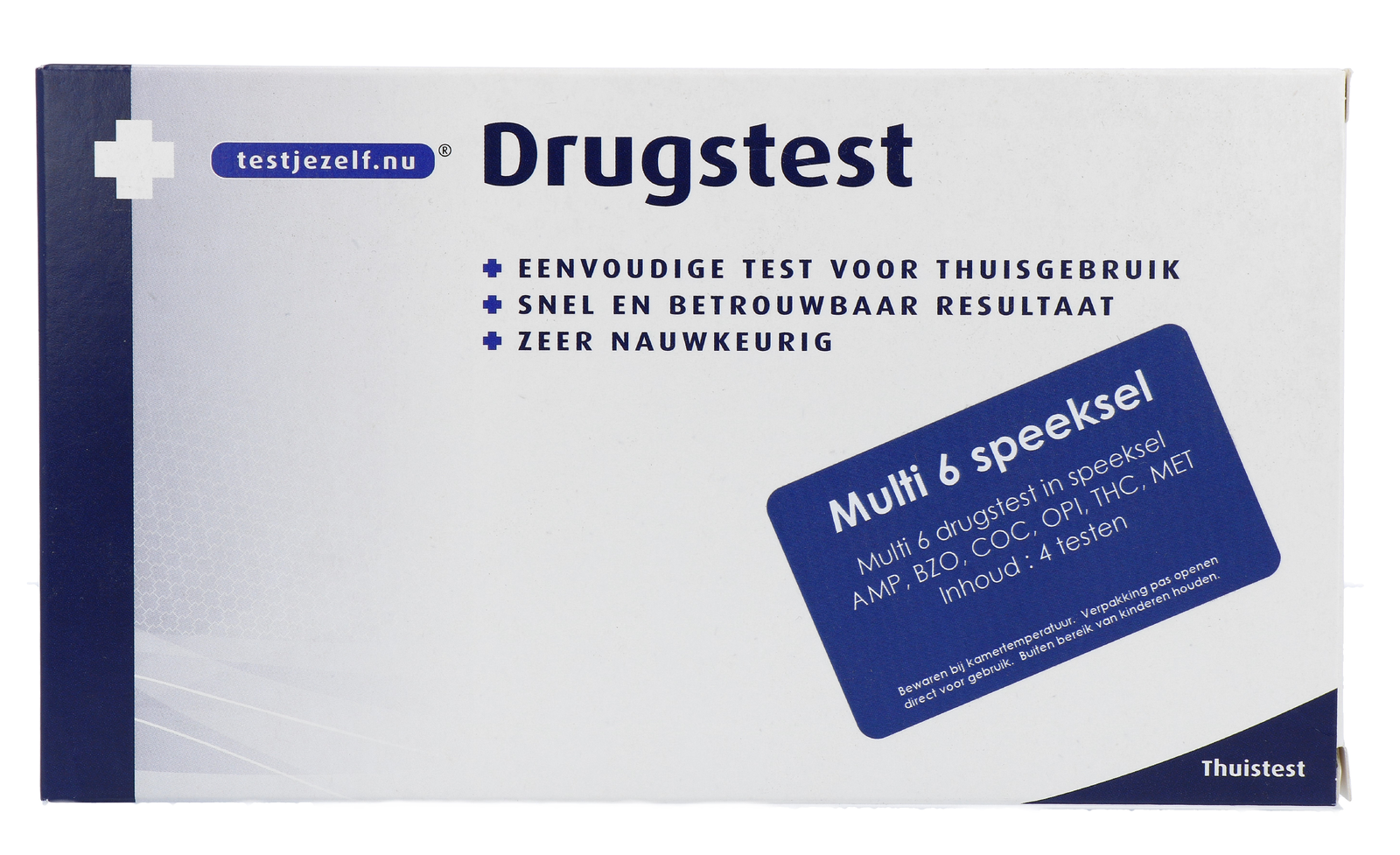 Testjezelf.nu Drugstest Speeksel Multi 6 4st