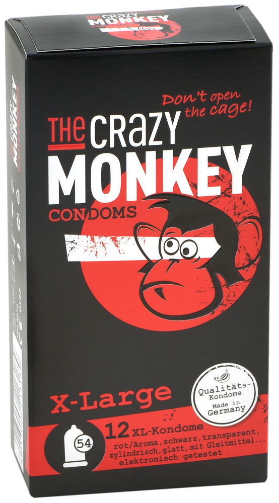 Image of The Crazy Monkey X-Large Condooms 