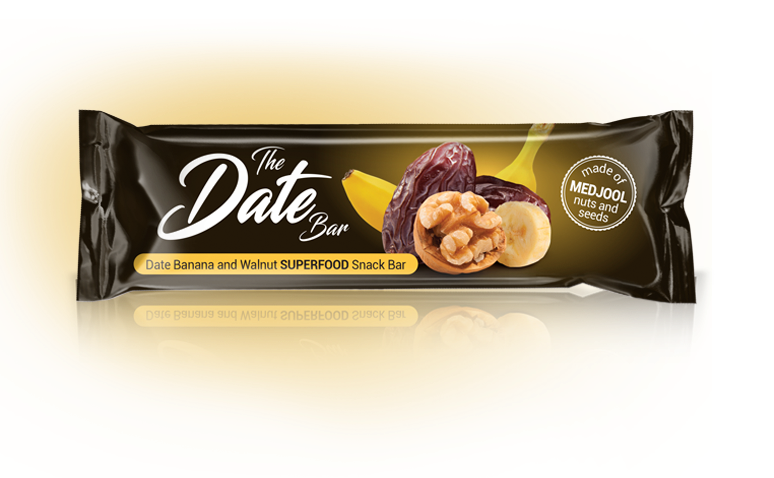 The Date Bar Banana & Walnut