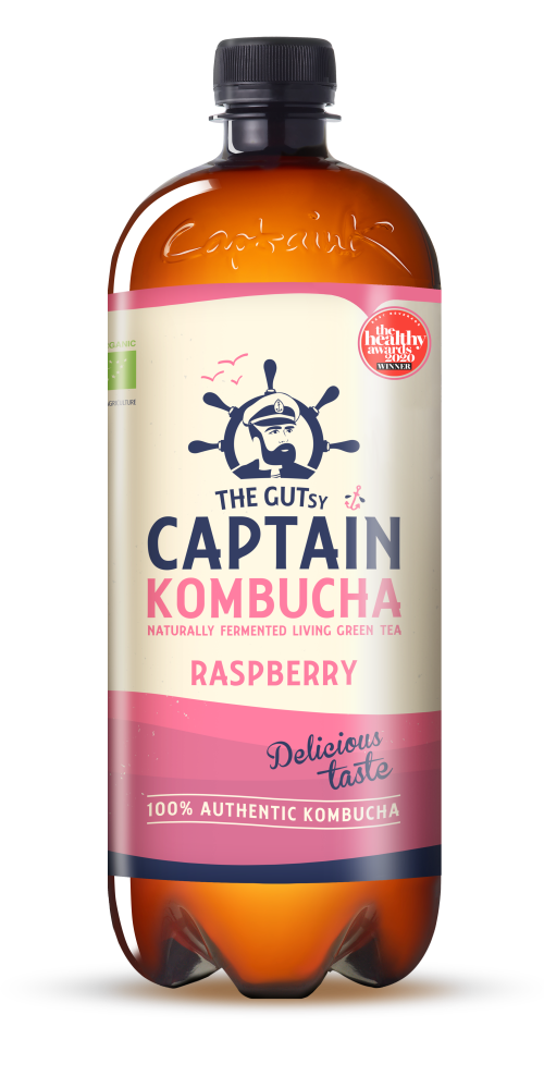 The GUTsy Captain Kombucha Raspberry