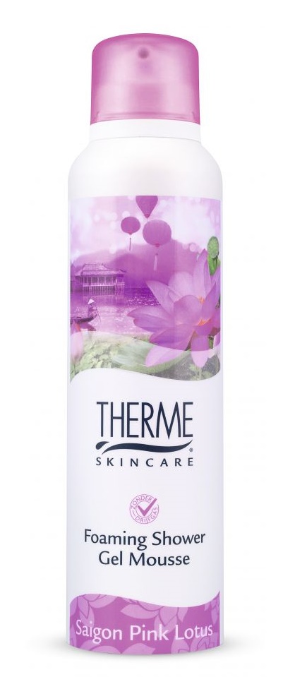 Therme Saigon Pink Lotus Foaming Shower Gel