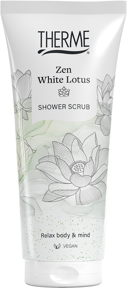 Therme Zen White Lotus Shower Scrub afbeelding
