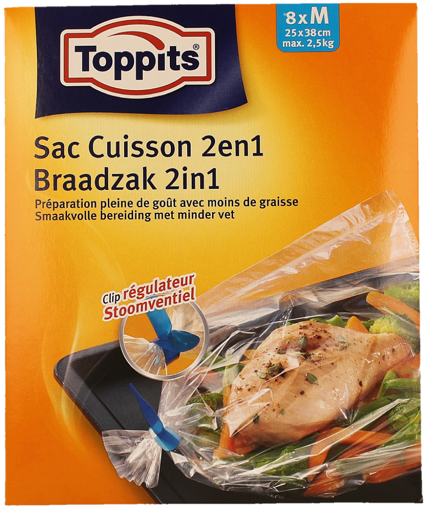 Toppits Braadzak 2in1