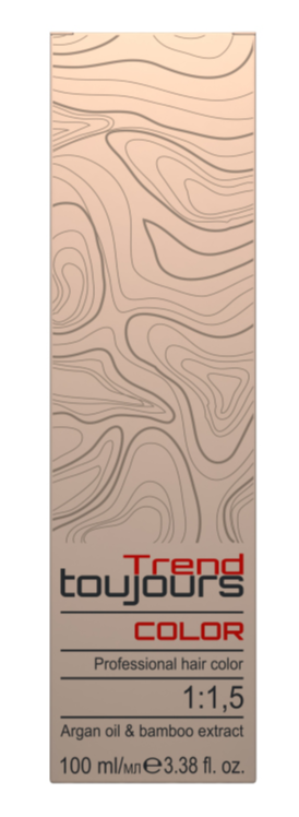 Toujours Trend Color 7.31 Golden Ash Blonde afbeelding