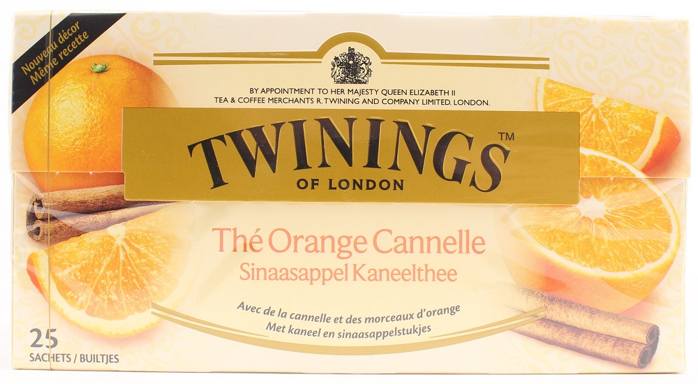 Twinings Sinaasappel Kaneelthee
