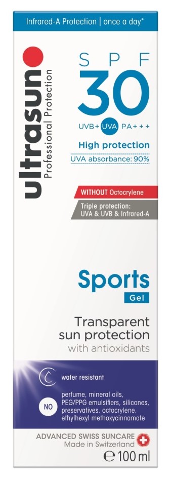 Ultrasun Sports Gel zonnebrand SPF30 100 ml online kopen