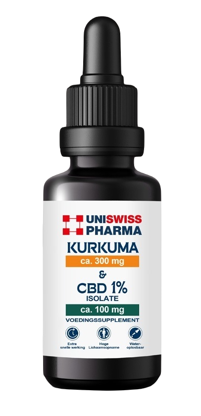 UniSwiss Pharma Kurkuma & CBD-Isolate 1%