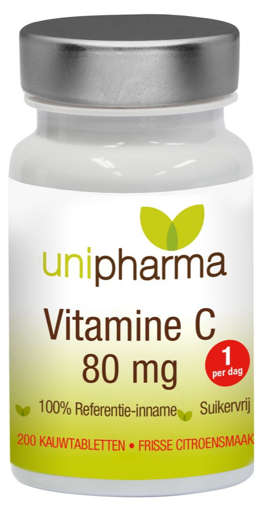 Unipharma Vitamine C 80mg Kauwtabletten afbeelding