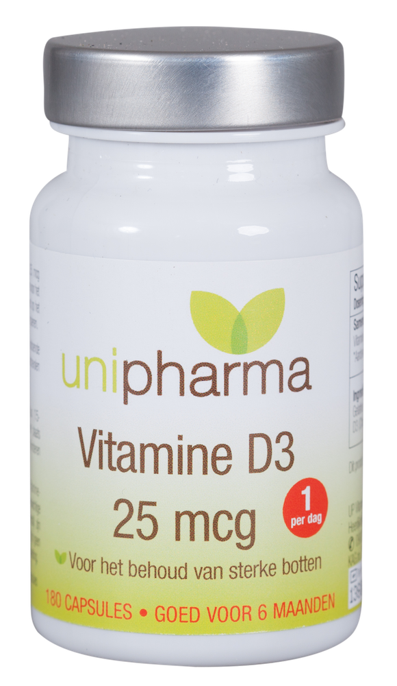 Unipharma Vitamine D3 25mcg Capsules