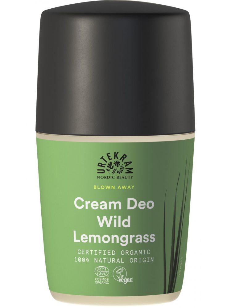 Urtekram Blown Away Crème Deoroller Wild Lemongrass