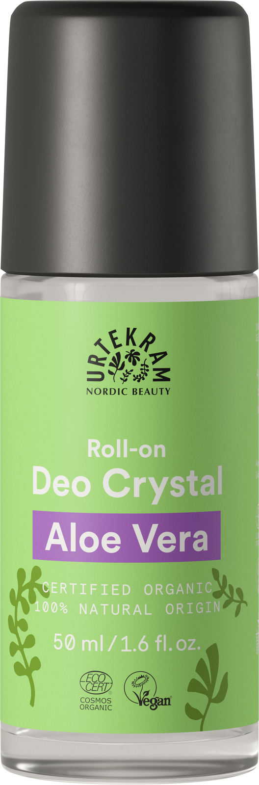 Urtekram Crystal Deoroller Aloe Vera