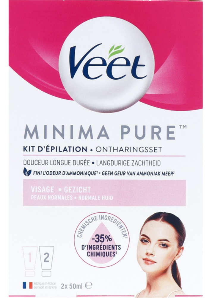 Veet Minima Pure Gezicht Ontharingscrème