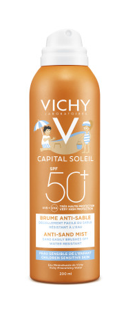 Image of Vichy Capital Soleil Anti-Zand Spray Kind SPF50+ voor gezicht en lichaam 