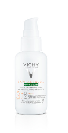 Image of Vichy Capital Soleil UV Clear - Anti-onzuiverheden Gezicht SPF50+ 