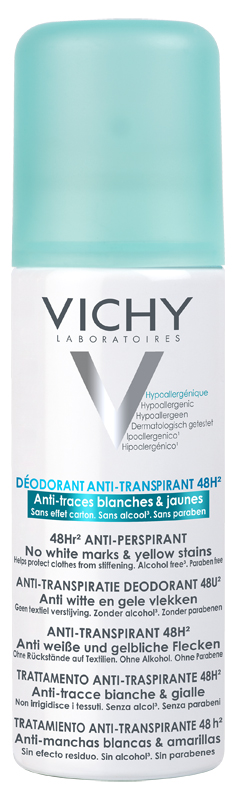 Vichy Deodorant Anti-Transpiratie Anti-Witte en Gele Vlekken Spray 48 uur