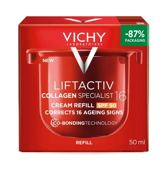 Vichy Liftactive Dagcrème Collagen SPF 50 Navulling