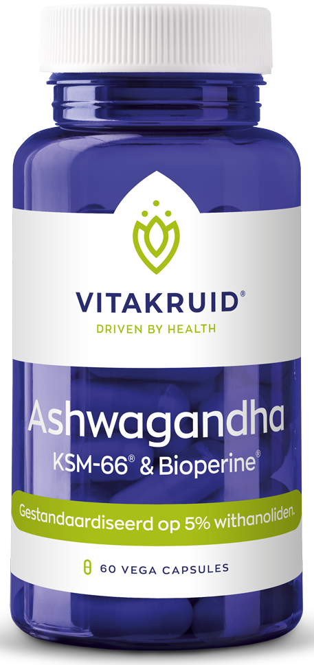 Vitakruid Ashwagandha KSM-66 & Bioperine Capsules
