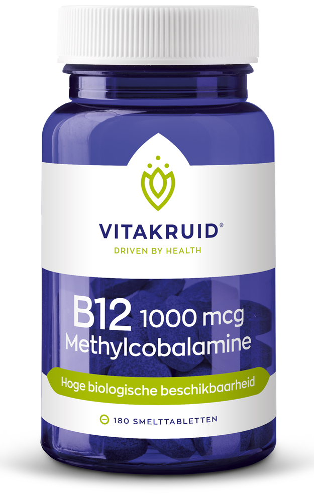 Vitakruid B12 1000mcg Methylcobalamine Smelttabletten