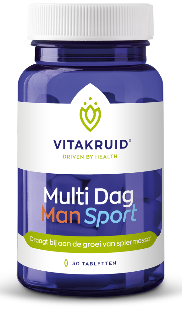 Afbeelding van Vitakruid Multi Dag Man Sport Tabletten