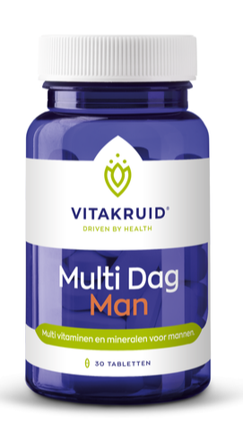 Vitakruid Multi Dag Man 100% Vegan 30 afbeelding
