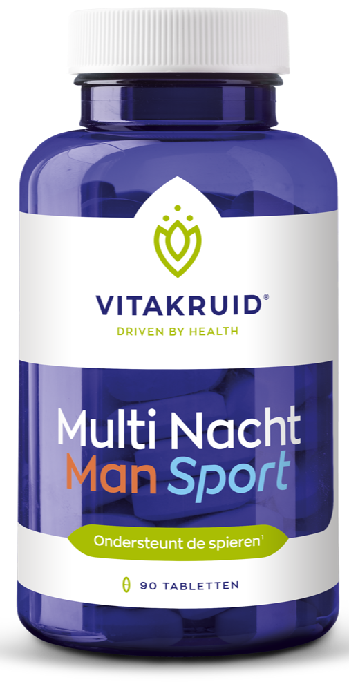 Vitakruid Multi Nacht Man Sport 100% Vegan 90 afbeelding