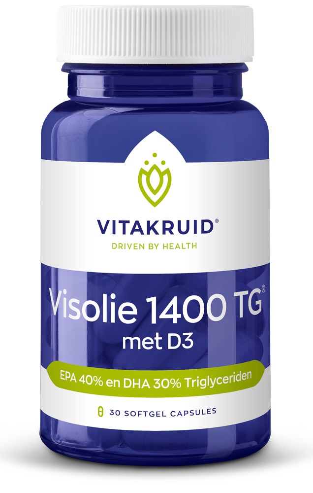 Vitakruid Visolie 1400 TG met D3 Capsules