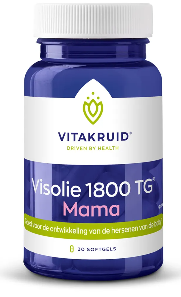 Vitakruid Visolie 1800 TG Mama Softgels