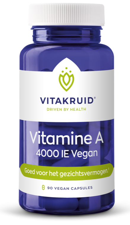 Vitakruid Vitamine A 4000 IE Vegan Capsules afbeelding