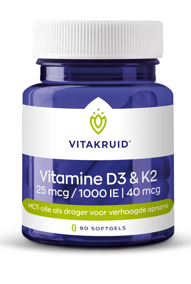Vitakruid Vitamine D3 & k2 Softgels afbeelding