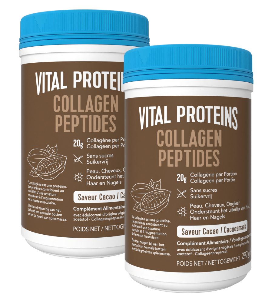 Vital Proteins Collageen Peptiden Cacao - Duoverpakking afbeelding