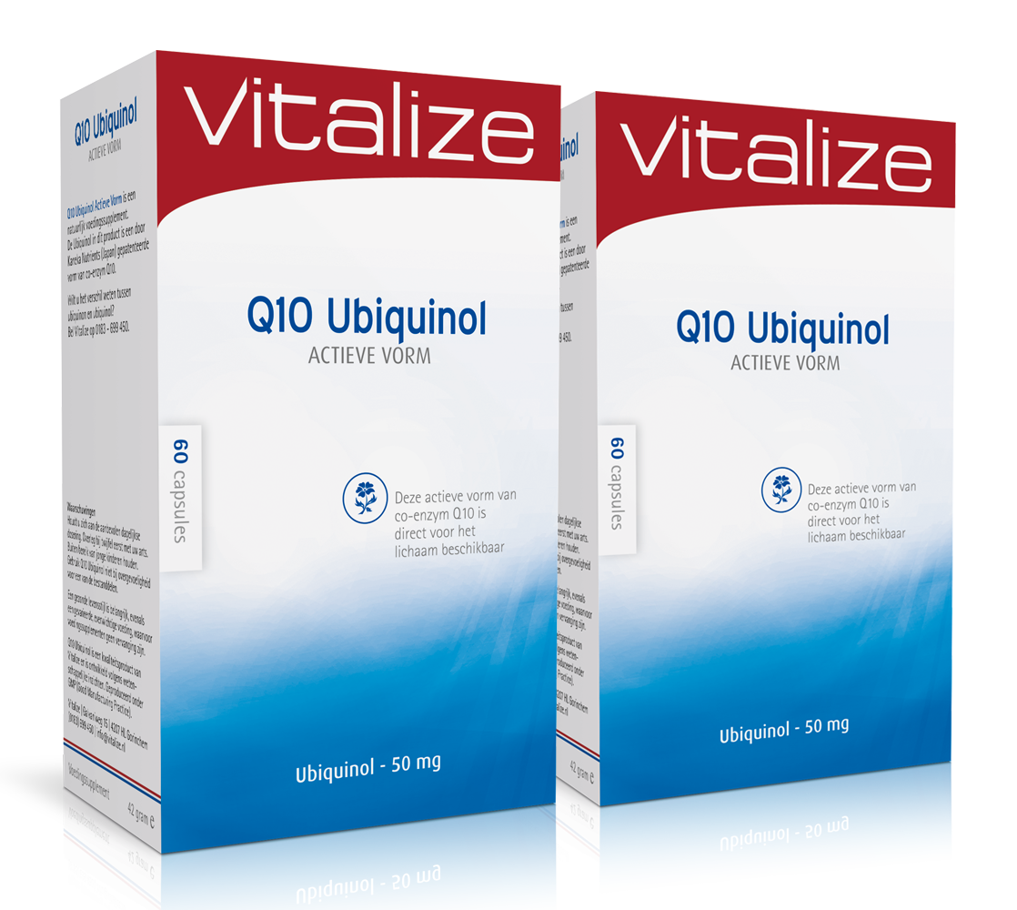 Vitalize Q10 Ubiquinol Capsules Voordeelverpakking