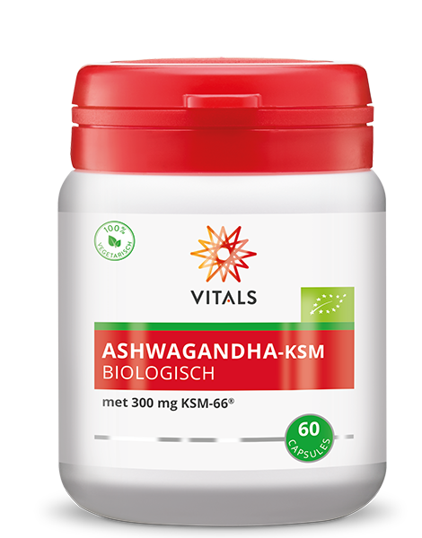 Vitals Ashwagandha-KSM Biologisch Capsules afbeelding