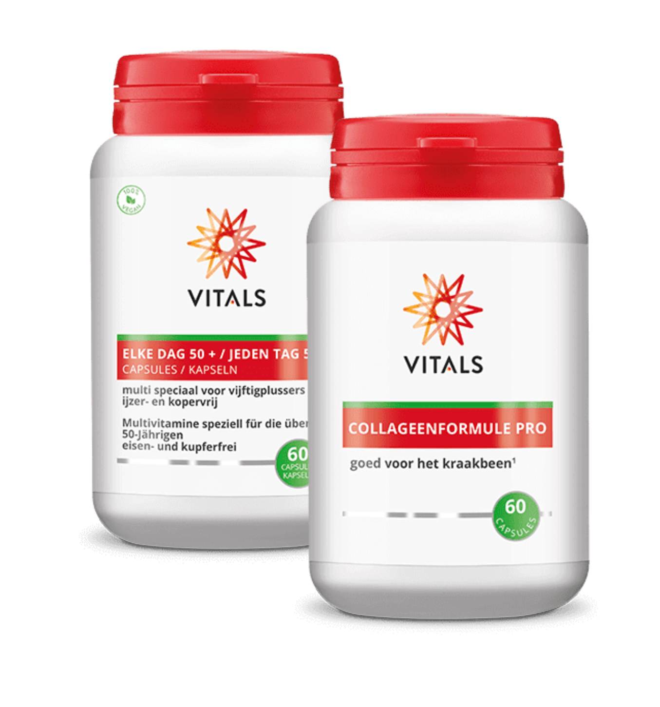 Vitals Elke Dag 50+ & Collageenformule Pro Capsules Combi