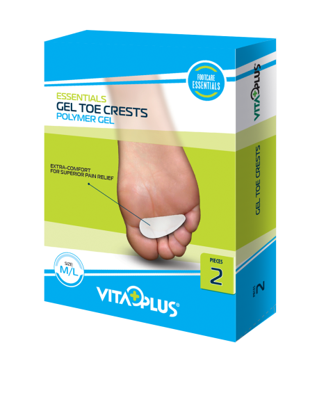 Vitaplus Essentials Gel Toe Crests Polymer Gel maat S/M