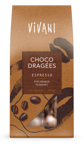 Vivani Choco Dragées Espresso afbeelding