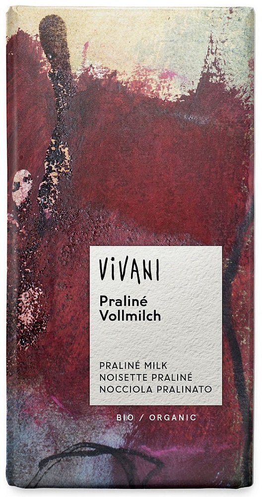 Vivani Chocoladereep Melk Praliné