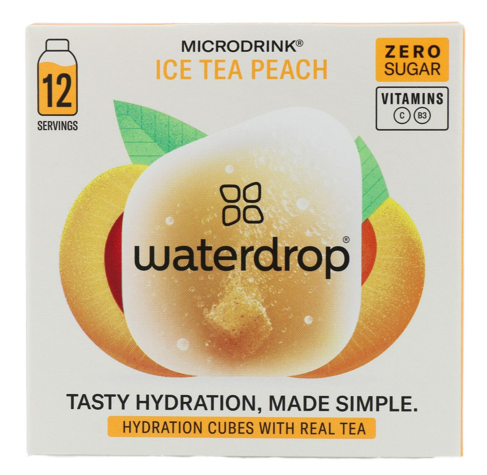 Waterdrop Ice Tea Peach Microdrink Vitamin Hydration Cubes Waterdrop Ice Tea Peach Microdrink Vitamin Hydration Cubes