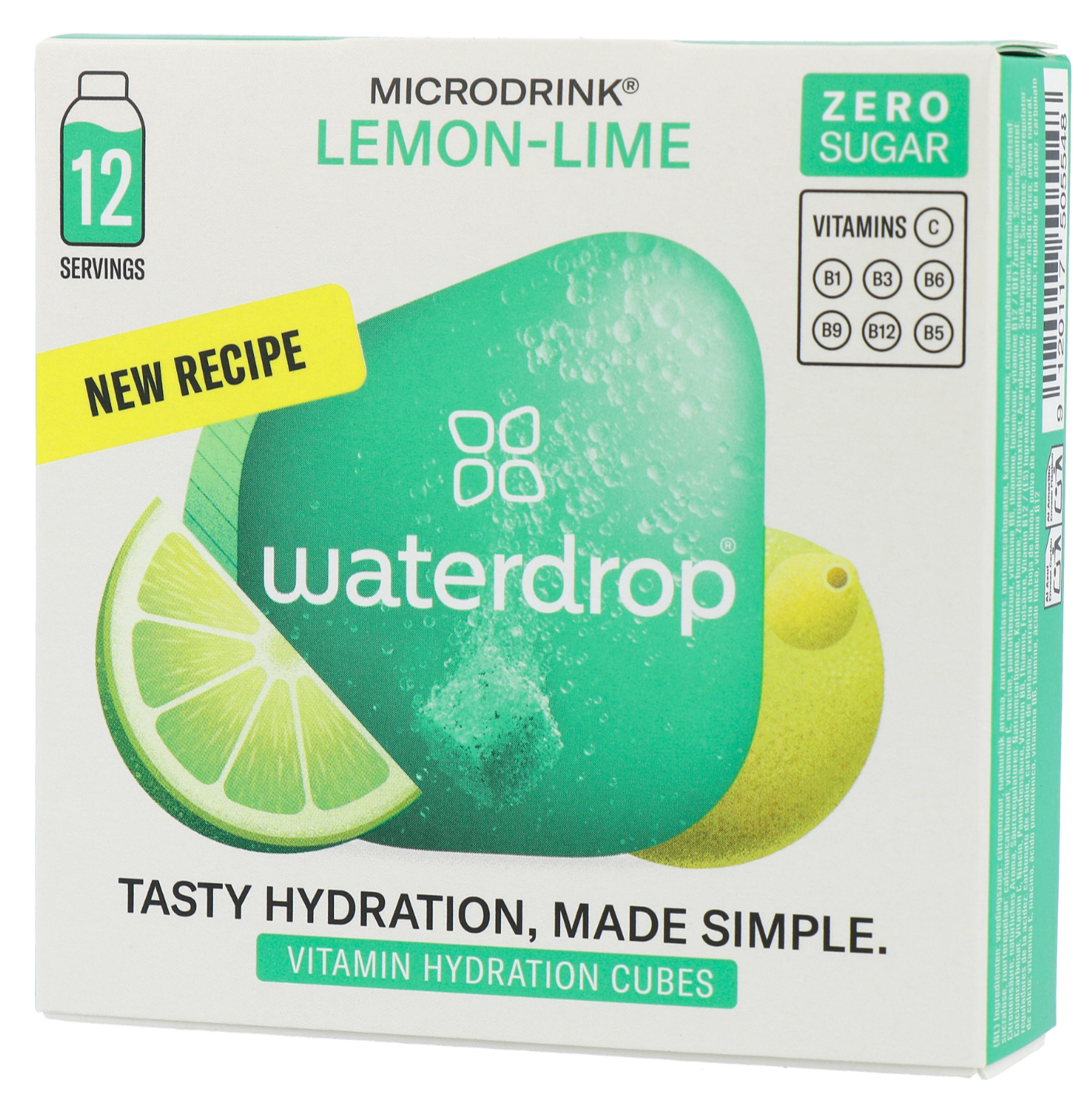 Waterdrop Microdrink Lemon-Lime Vitamin Hydration Cubes afbeelding
