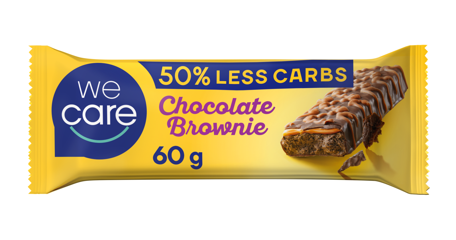 WeCare Lower Carb Reep Chocolate Brownie 60 gr