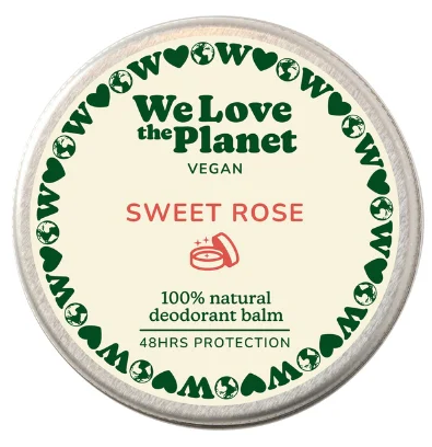 We Love The Planet Sweet Rose Deodorant Balm afbeelding