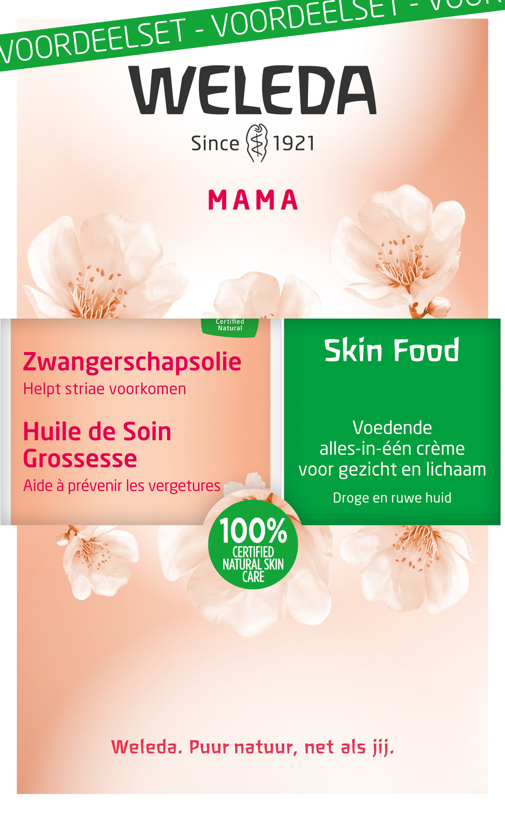 Weleda Voordeelset Mama Zwangerschapsolie & Skinfood