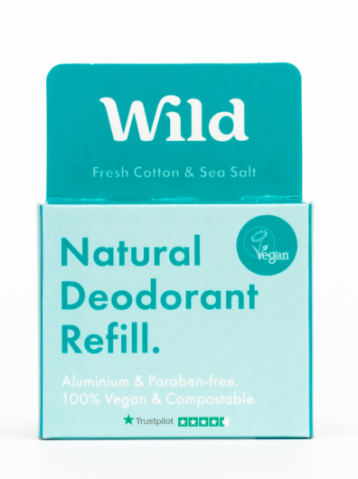 Wild Deodorant - Fresh Cotton/Sea Salt - Navulling