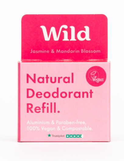 Wild Deodorant - Jasmin/Mandarin Blossom - Navulling