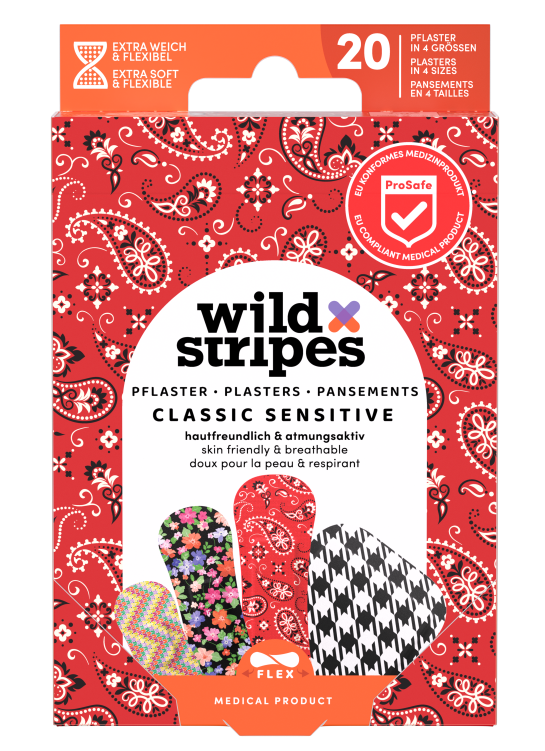Image of Wild Stripes Pleister Classic Sensitive Fashion