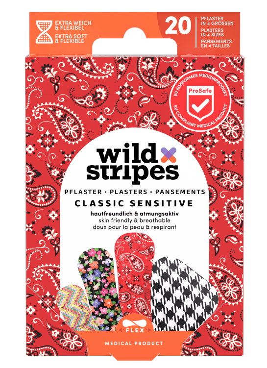 Image of Wild Stripes Pleister Classic Sensitive Fashion 