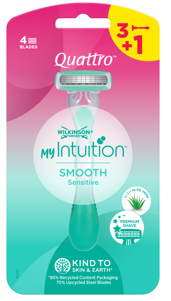 Wilkinson Quattro Smooth Sensitive Wegwerpscheermesjes