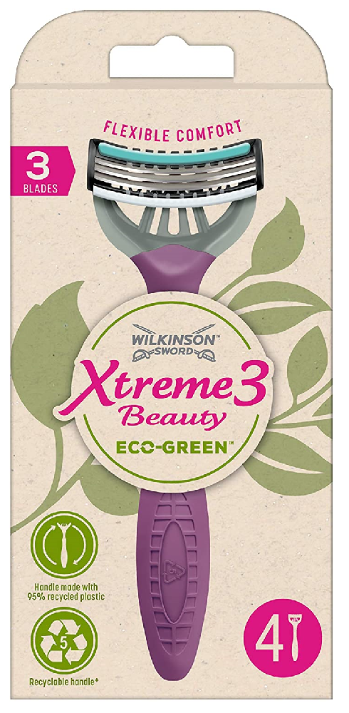 Wilkinson Xtreme3 Beauty Eco Green Wegwerpscheermesjes Wilkinson Xtreme3 Beauty Eco Green Wegwerpscheermesjes