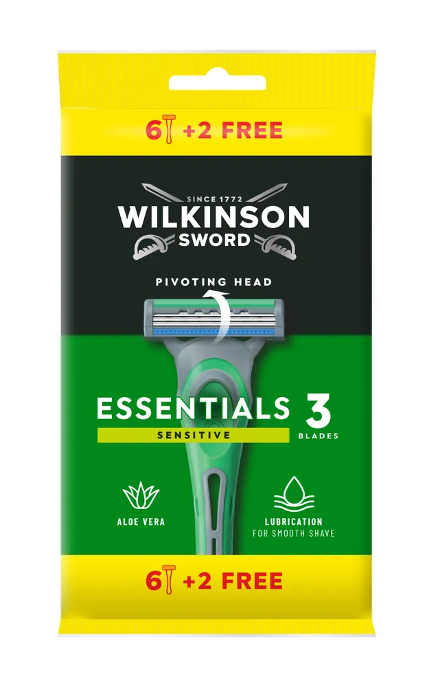 Wilkinson Essentials 3 Sensitive Wegwerp Mesjes afbeelding